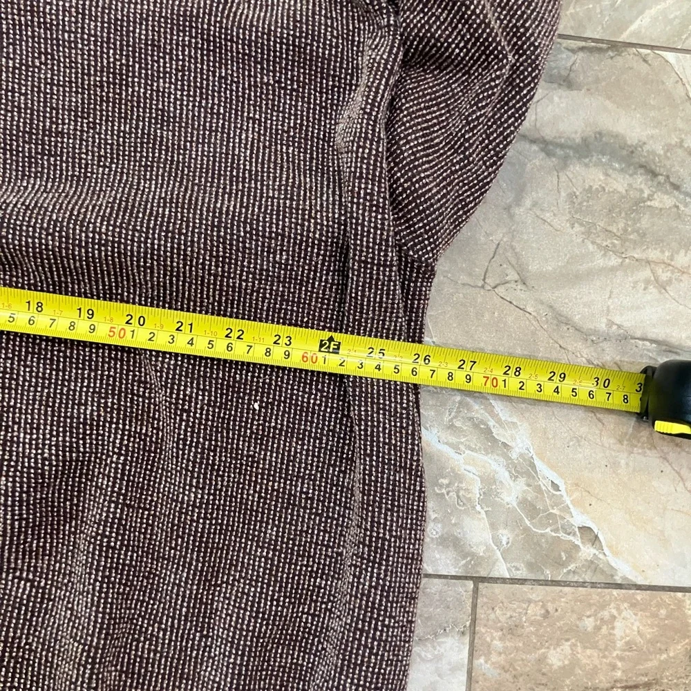 Nike Sweater Womens 2XL XXL Brown Therma Fit Pullover Yoga Mock Neck Sweatshirt - Picture 4 of 5